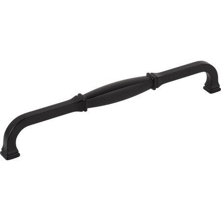 224 Mm Center-to-Center Matte Black Audrey Cabinet Pull